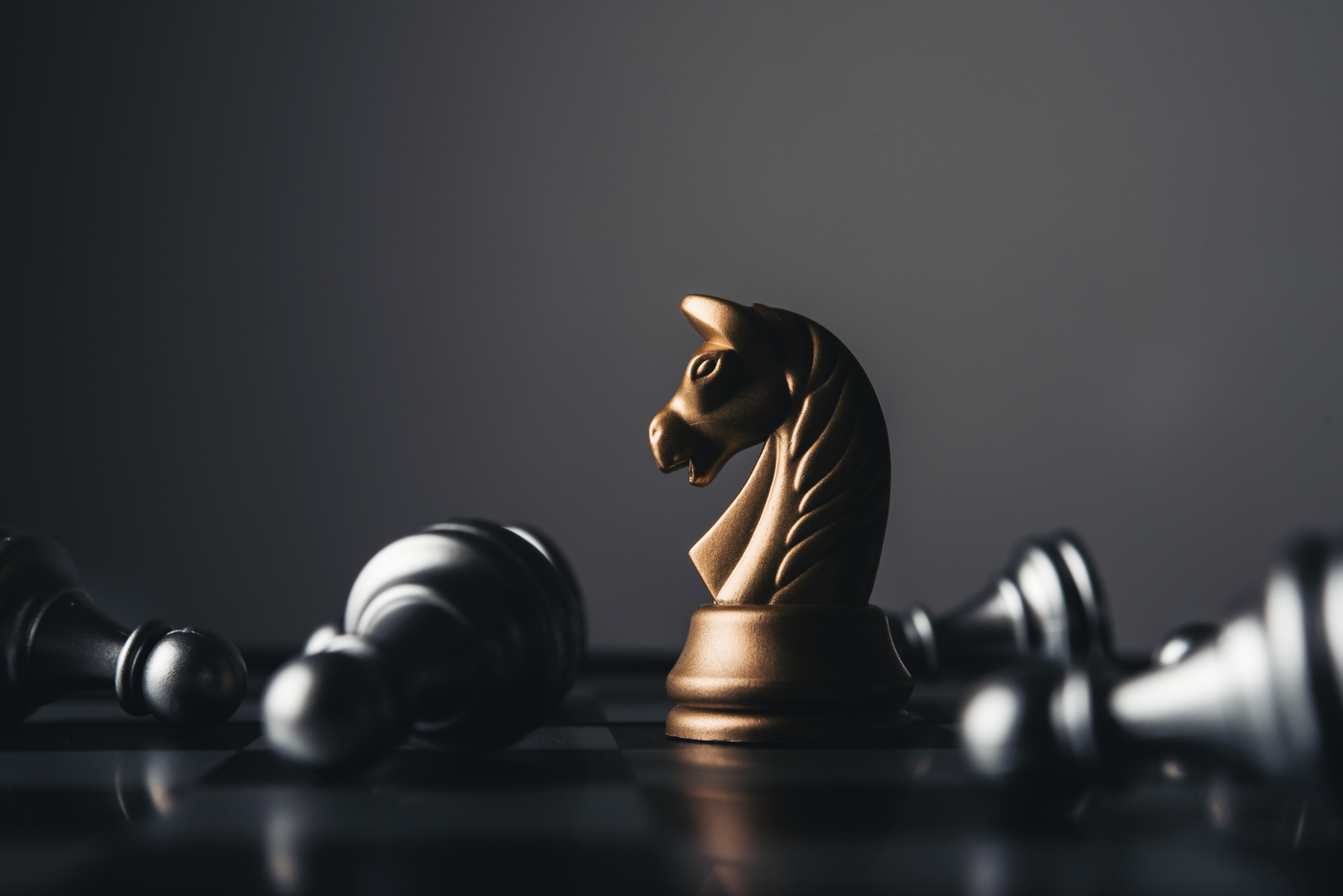 Chess pieces representing strategic advisory